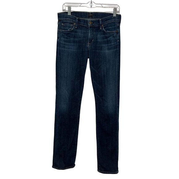 Citizens Of Humanity Womens High-Rise Slim Straight Leg Jeans Size 28 Dark Wash - Picture 1 of 12